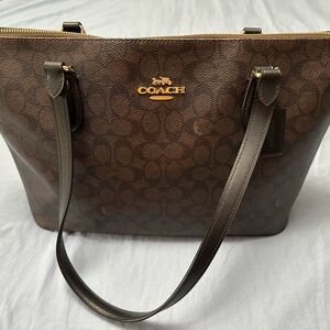 Coach City Tote Bag in Signature Canvas